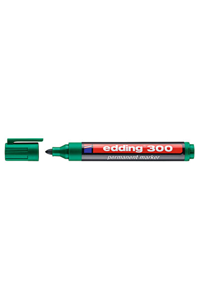 Edding ανεξίτηλος μαρκαδόρος 300, 1.5-3mm, επαναγεμιζόμενος, πράσινος