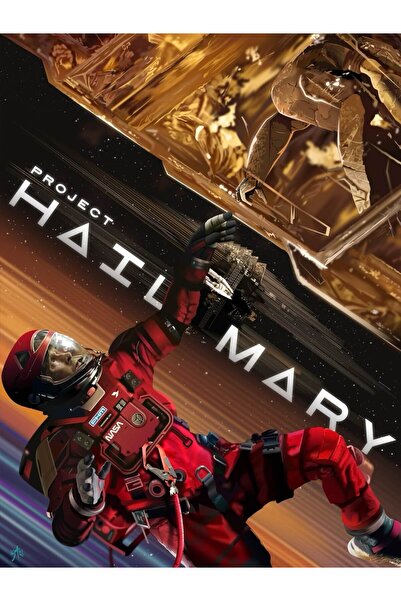 512 STORE Project Hail Mary/ Kurtuluş Projesi 2026 Film Afiş Çerçevesiz Kuşe ...