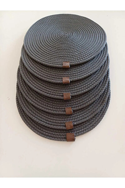 Home 6 Pieces Jute Plate / American Service Lux Presentation Plate Mat
