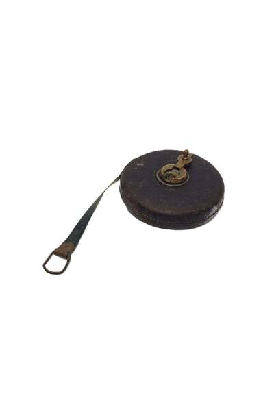 Chesterman Constantia 66ft Antique Leather Tape Measure 20 Meters