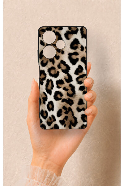 Vip Case İnfinix Hot 30 Uyumlu Leopar Derisi Desenli Silikon Kılıf