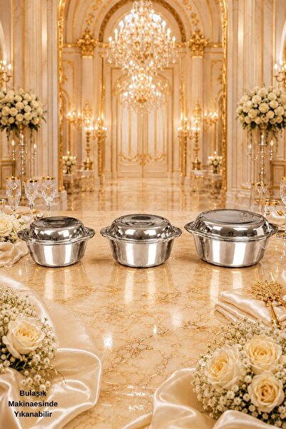 rova tr Lavin Series 3-Piece Pyrex Glass Warmer Serving Set with Lid |   Tita...