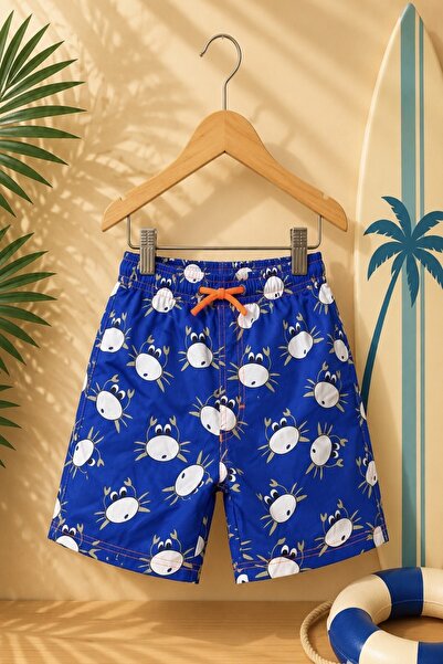 DeKuBaby New Season Patterned Quick-Dry Boys' Shorts Swimwear - Children's Se...