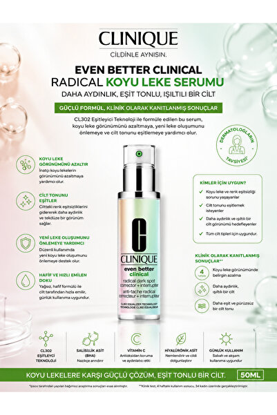 Clinique Even Better Clinical Radical Serum 50 ml - Dark Spot and Skin Tone E...