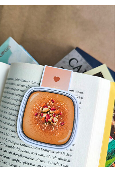 Miko Miko Şeyler Aşure Temalı Mıknatıslı Kitap Ayracı / Hediyelik, Tatlı