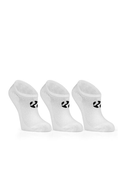 MONSIEUR CHAUSSETTE جوارب بيضاء غير مرئية، عبوة من 3 قطع