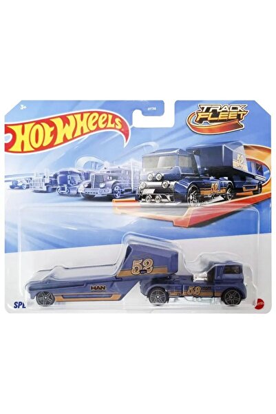 HOT WHEELS Camion Track Fleet Speed Blaster, scară 1:64