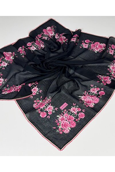 Huzurlu İpek Embroidered Cotton Writing 6588-03