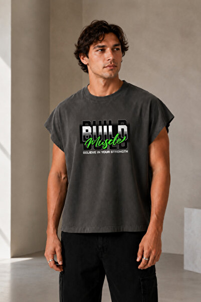 Velostra Men's Oversize Build Muscle Printed Sportsman Daily Use Street Wear ...