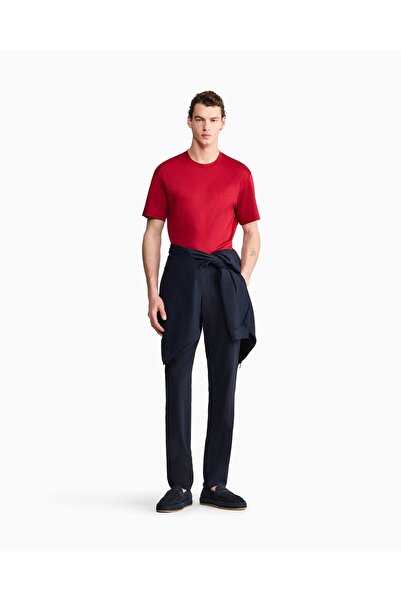 EA7 Emporio Armani تي شيرت قطني مطرز بالكبسولات 3HSM72SJTKZU090.