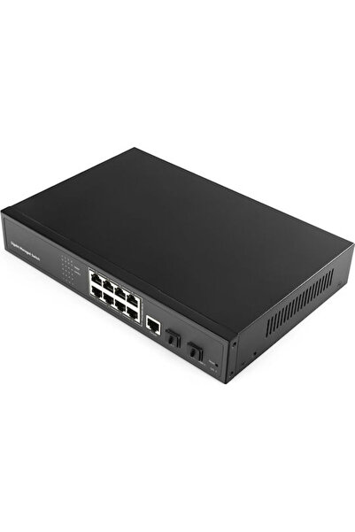 cudy Switch gestionat L2 PoE+ GS2008S2 cu 8 porturi Ethernet Gigabit (1Gbps) ...