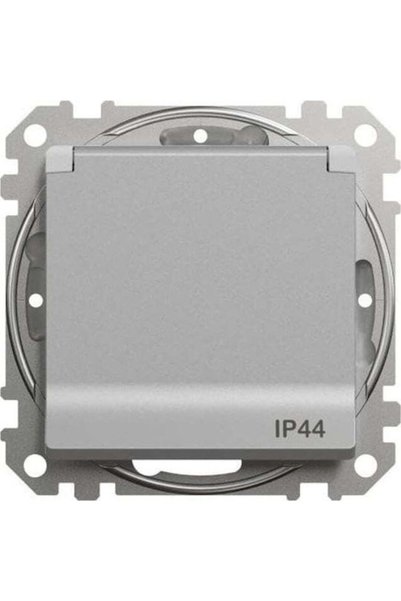 Schneider Electric Sedna Design Priză electrică Argintiu 1 buc.