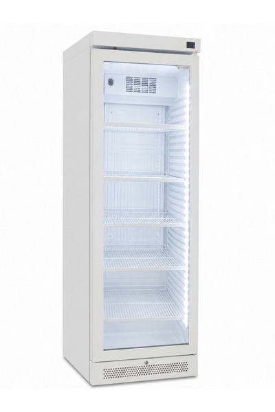 duyguticaret GC-375 Beyaz Serisi Termometreli Göstergeli Kilitli Cam Kapılı Ş...