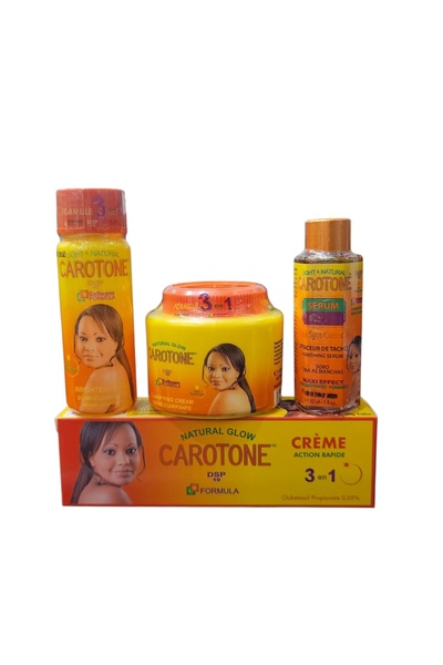 Carotone Skin Tightening and Lightening Set 4 Pieces. Cream. Serum. Essence C...