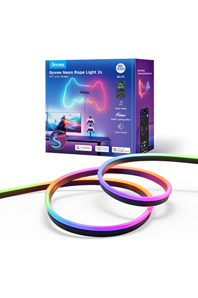 Govee Bandă LED inteligentă impermeabilă Wi-Fi 4m Neon Flex Cod: H61D4C11