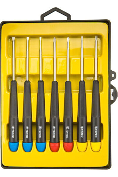 topex Set 7 șurubelnițe de precizie Cod: 39D552