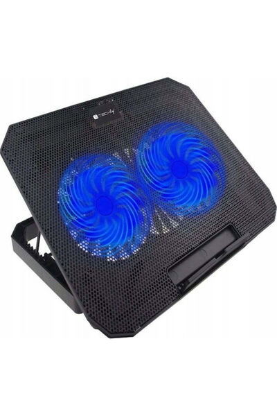 Techly Suport de răcire pentru laptop de până la 17 inch cu 2 ventilatoare și...