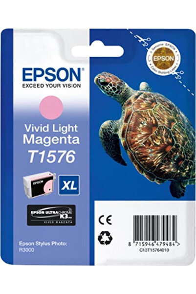 EPSON T1576XL Cerneală Originală pentru Imprimantă InkJet Magenta Deschis (C1...