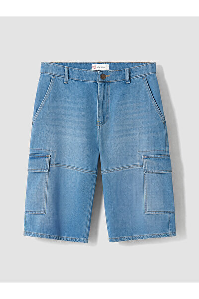 LC Waikiki Vizyon New Season Relax Fit Men's Jean Shorts