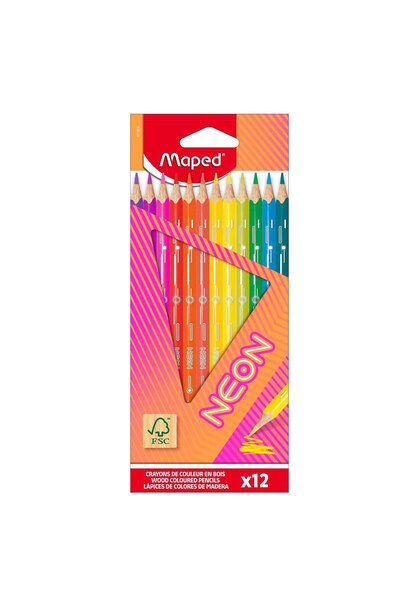 Maped Neon Kuru Boya 12 Renk 831802FC