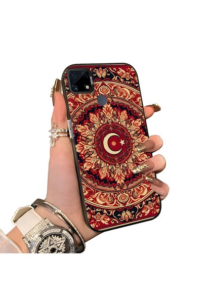 ucuc حافظة حماية للعدسات من السيليكون الصلب أكريليك درجة متوافقة مع Realme C1...