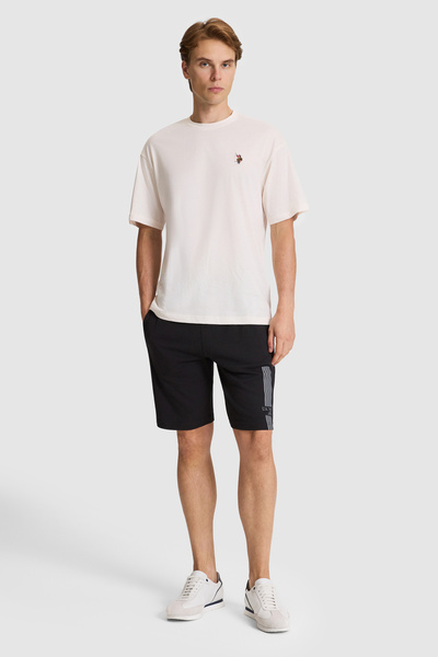 U.S. Polo Assn. Erkek Siyah Örme Şort 50327204-VR046
