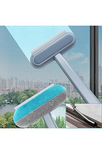 Arabest 4 In 1 Detachable Long Handle Window Screen Cleaner, Wet Dry Dual Use...