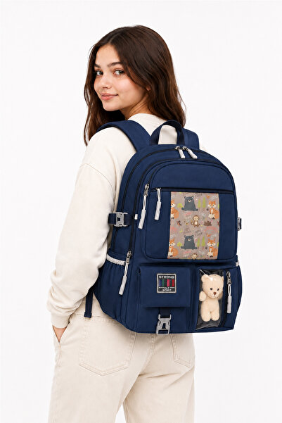 Strong Korean Style 2-Piece Primary School and Middle School School Bag with ...