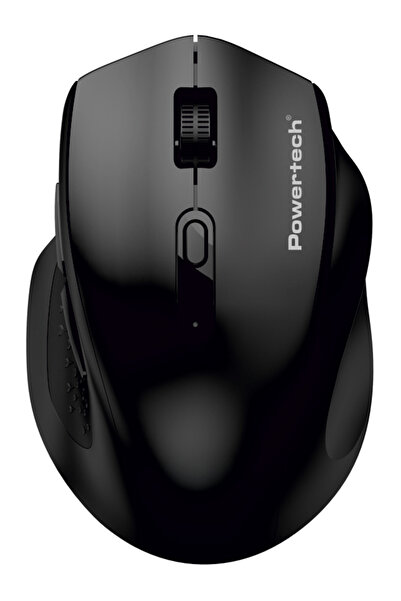 POWERTECH ασύρματο ποντίκι PT-1578, 2.4GHz & Bluetooth, έως 4000DPI, μαύρο