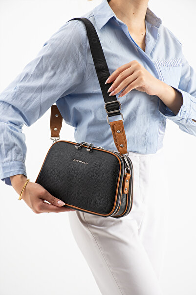 Just Polo Women's Shoulder Bag with Adjustable Strap and Multiple Compartments