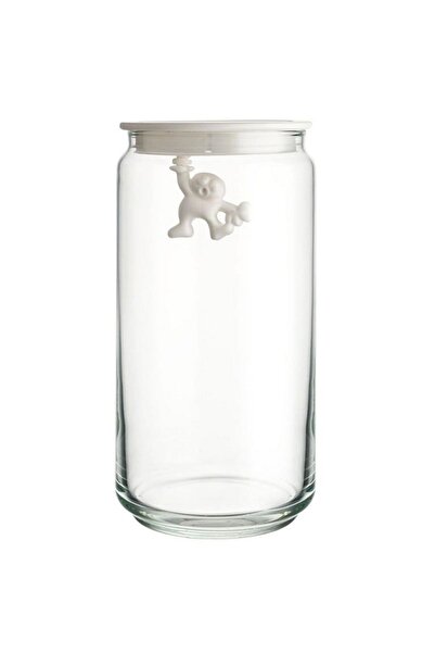 Alessi Βάζο Αποθήκευσης Gianni a little man holding on tight AMDR06 W 1,4L Γυ...