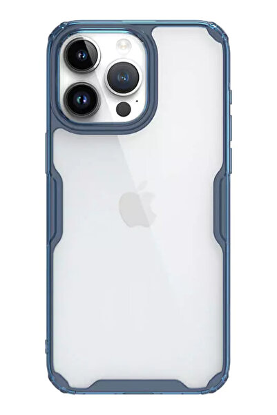 Nillkin θήκη Nature Pro για iPhone 15 Pro Max, διάφανη-μπλε