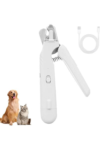 Arabest 2-in-1 Pet Nail Clipper & Grinder with LED Magnifying Glass, Quiet Tr...