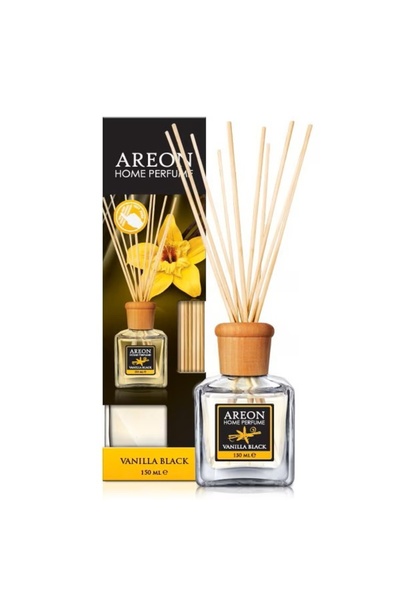OEM Odorizant de camera, Vanilla Black, 150 ml, cu betisoare, Areon