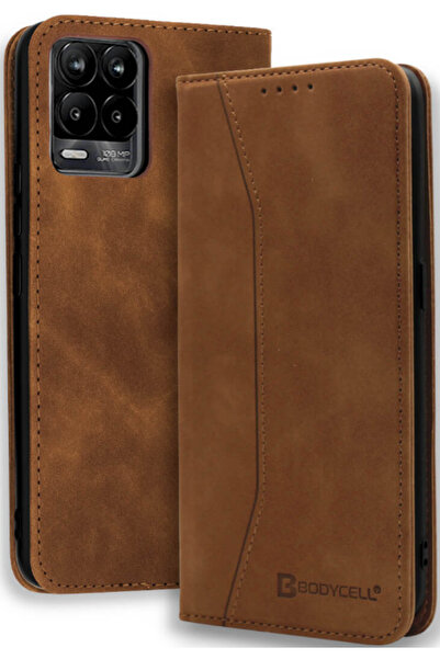 Bodycell Θήκη - Πορτοφόλι Realme 8 / 8 Pro - Brown
