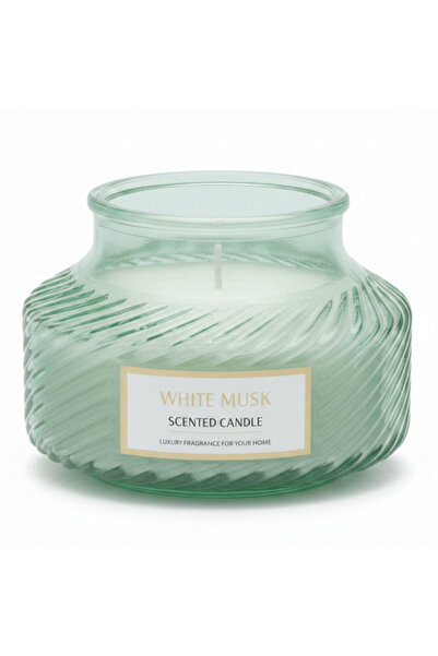 AKDC Scented Candle in Ribbed Glass Jar | Long-Lasting Home Fragrance | 8×8 c...