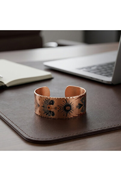 Erol Bakır New Series 1982 Bijouterie Bracelet 100% Handmade Copper