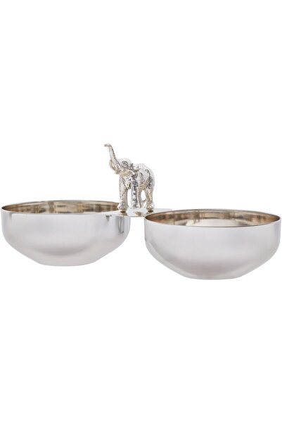 Yıldızan Edl Shop Ganesha Double Silver Snack Bowl Edl Shop 1290799