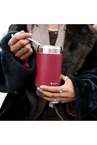 Yıldızan Edl Shop Aladdin Bistro Thermavac Stainless Steel Food Thermos, 0.40...