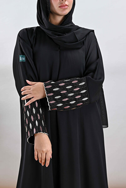 Lavin Soft Crepe Abaya with Hand Embroidery