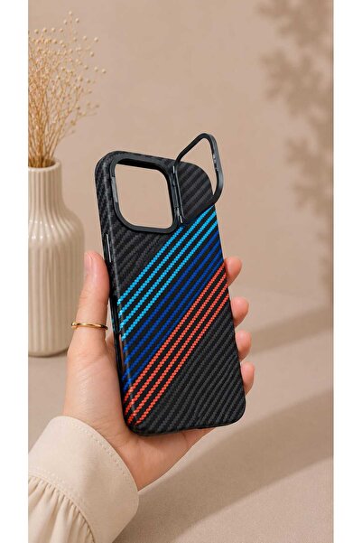 Case I PHONE 16 PRO MAX BMW-M STYLE KARBON GÖRÜNÜM KILIF