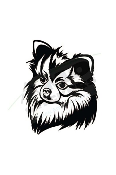 Amo-Stickers Sticker Catel 25cm Gri inchis