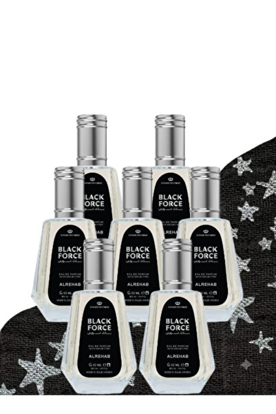 ALREHAB 7 قطع من عطر بلاك فورس 50 مل