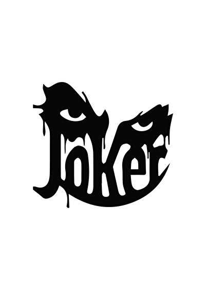 Amo-Stickers Joker 5 Car Sticker 30cm Dark Grey
