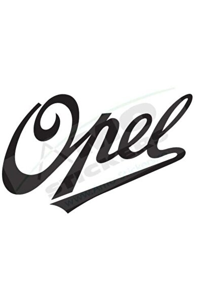Amo-Stickers Stickere Auto OPEL logo 25cm Alb