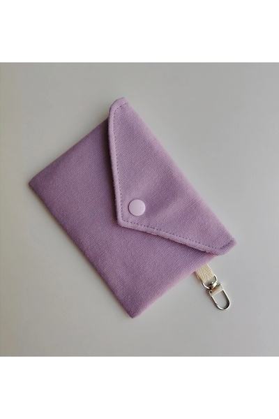 SevAte Handmade Lila Renk Çanta İçi Düzenleyici Mini Organizer | Kartlık, Mak...