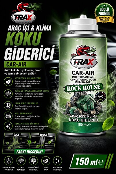 ARACINIZ İÇİN EN İYİSİ T-RAX T-RaX Klima Bombası Rock House 150ML