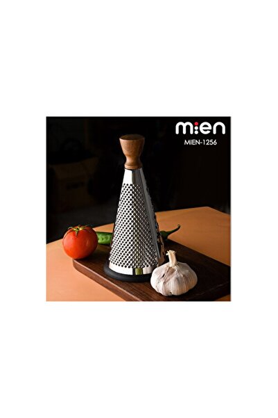 Empressco Stainless Steel Grater with Acacia Knob, Durable and Practical Use