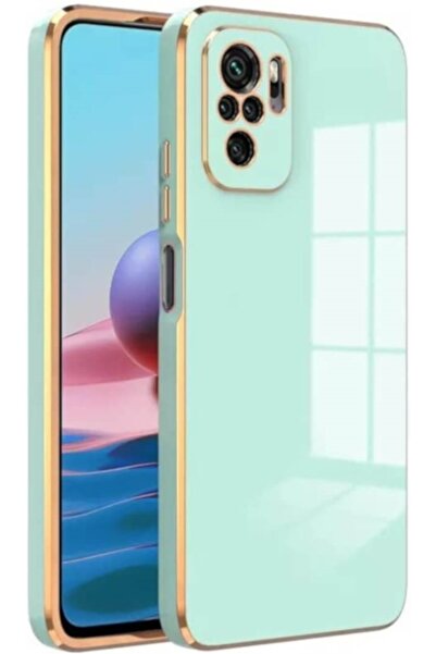 Bodycell Gold Plated - Θήκη Σιλικόνης Xiaomi Redmi Note 10 / Note 10S - Mint ...