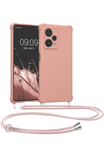 KWmobile Matte Θήκη Σιλικόνης με Λουράκι Λαιμού Xiaomi Redmi Note 12 Pro Plus...